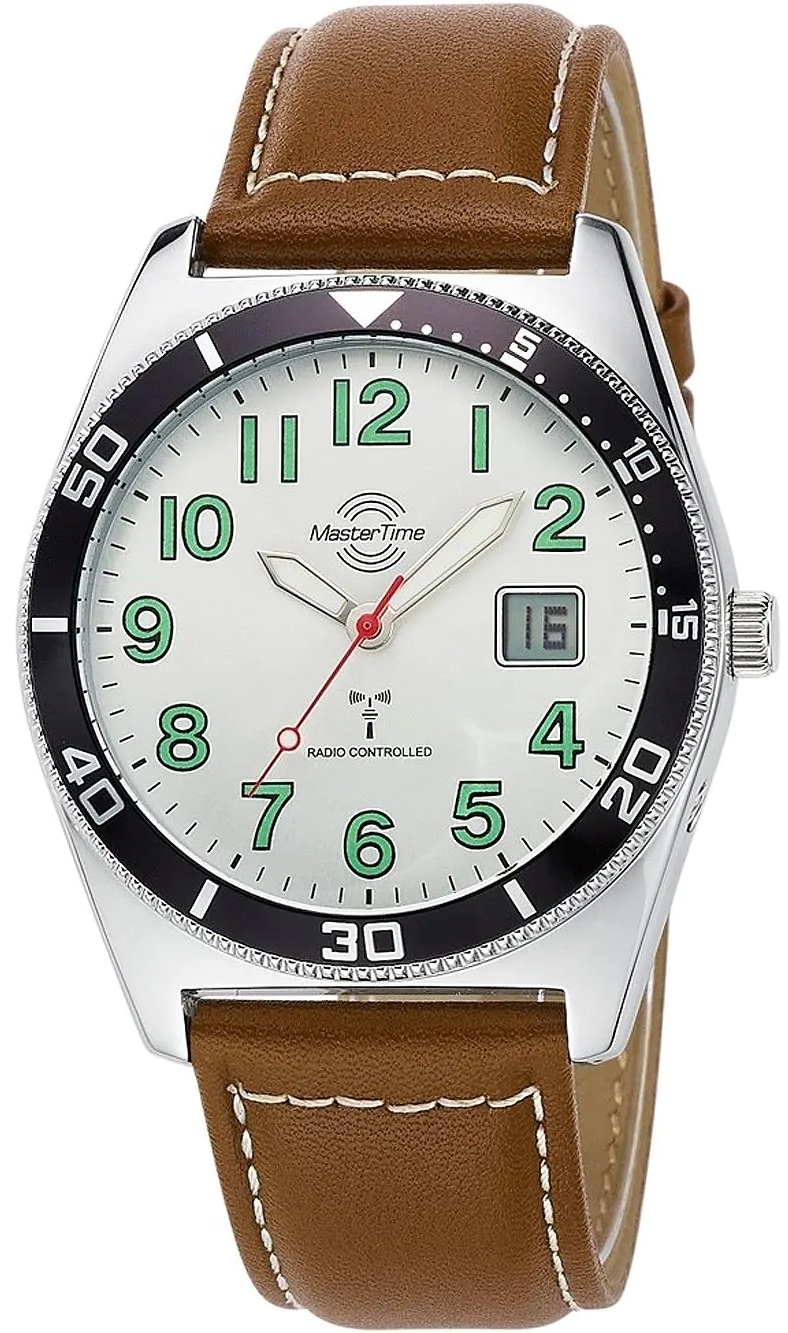 Master Time Herreklokke MTGA-10856-41L Classic Sølvfarget/Lær Ø42