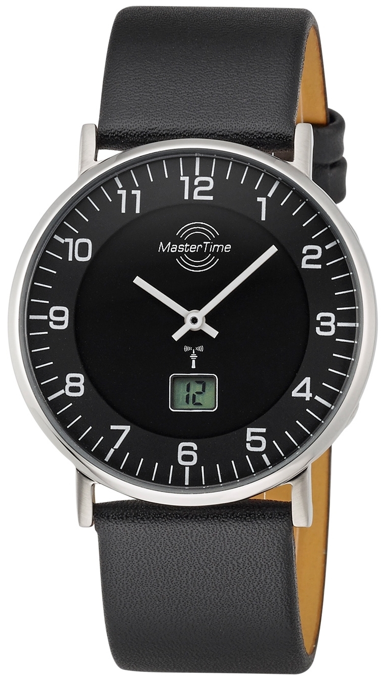 Master Time Herreklokke MTGS-10560-22L Funk Advanced Sort/Lær Ø42 mm