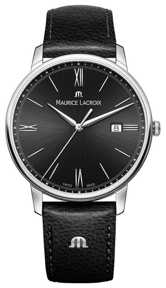 Maurice Lacroix Herreklokke EL1118-SS001-310-1 Eliros Date Sort/Lær