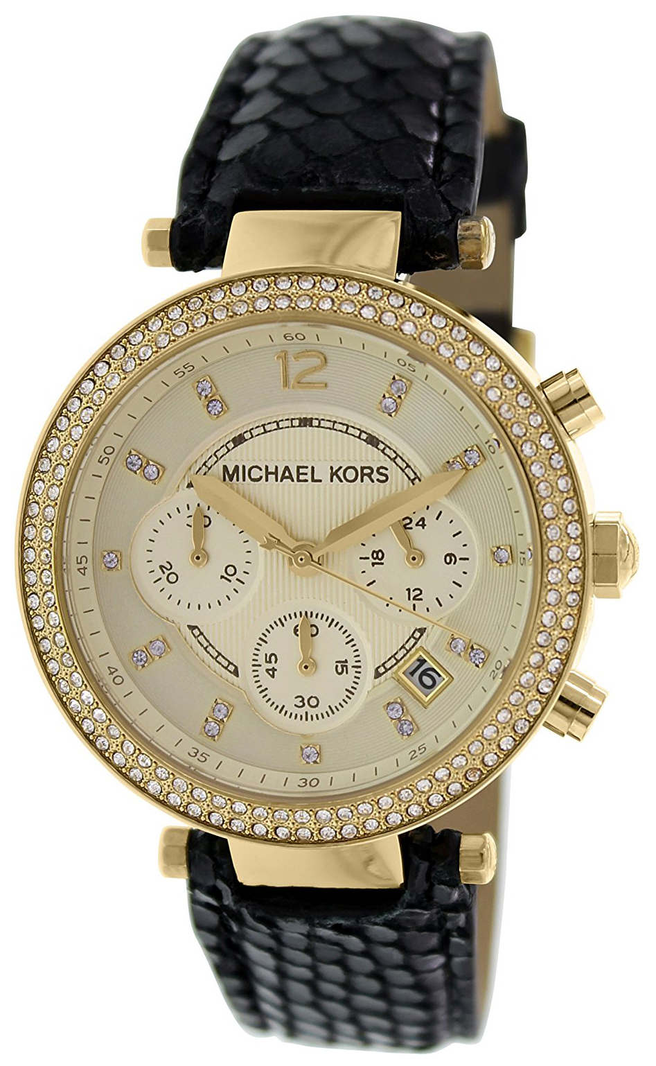 Michael Kors Dameklokke MK2316 Champagnefarget/Lær Ø39 mm