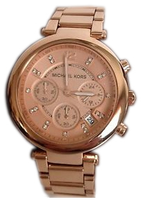 Michael Kors Dameklokke MK5277 Rosegullfarget/Rose-gulltonet stål - Michael Kors