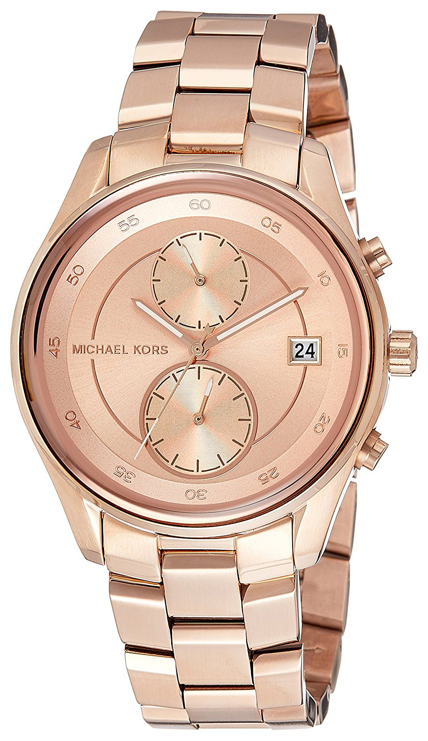 Michael Kors 99999 Dameklokke MK6465 Rosegullfarget/Rose-gulltonet - Michael Kors