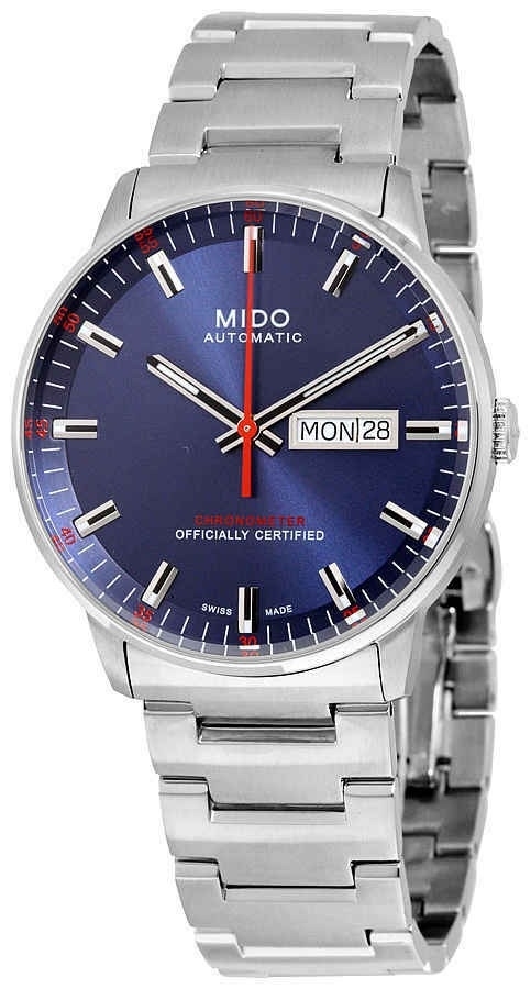 Mido Herreklokke M021.431.11.041.00 Commander Blå/Stål Ø40 mm