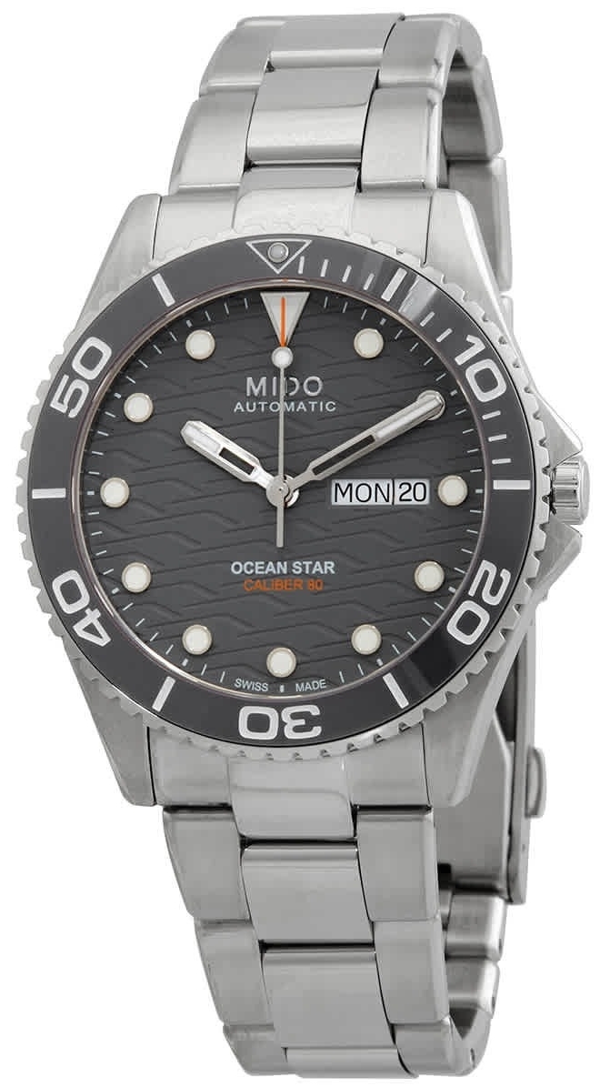 Mido Herreklokke M042.430.11.081.00 Ocean Star Grå/Stål Ø42.5 mm