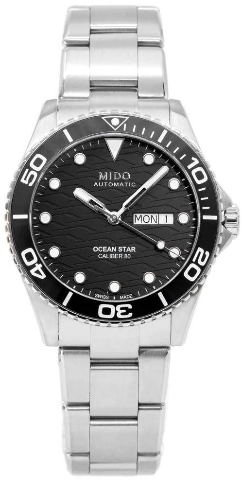 Mido Herreklokke M042.430.44.051.00 Ocean Star Sort/Titan Ø42.5 mm