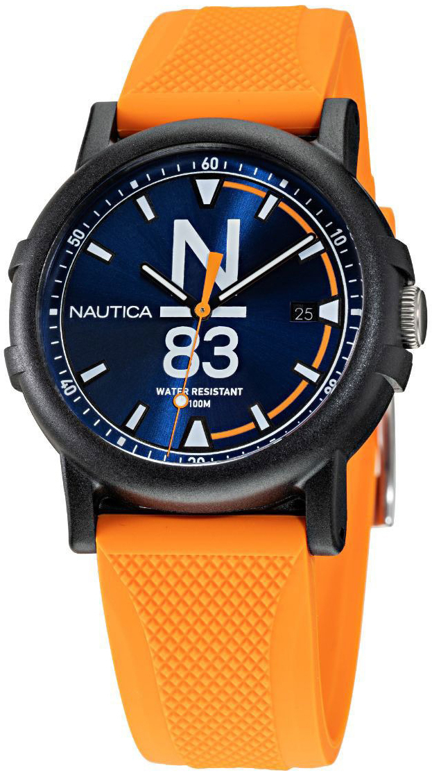 Nautica Herreklokke NAPEPS103 N83 Blå/Gummi Ø38 mm