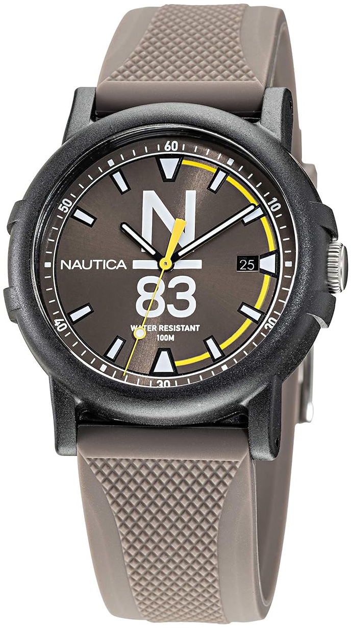 Nautica Herreklokke NAPEPS107 N83 Grå/Gummi Ø38 mm