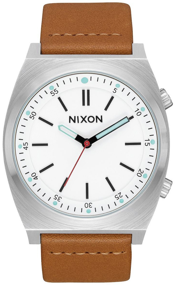 Nixon 99999 Herreklokke A11782728-00 Hvit/Lær Ø40 mm - Nixon