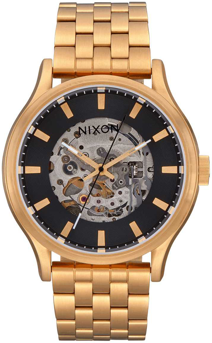 Nixon A1323-010 The Spectra Sort/Gulltonet stål Ø40 mm