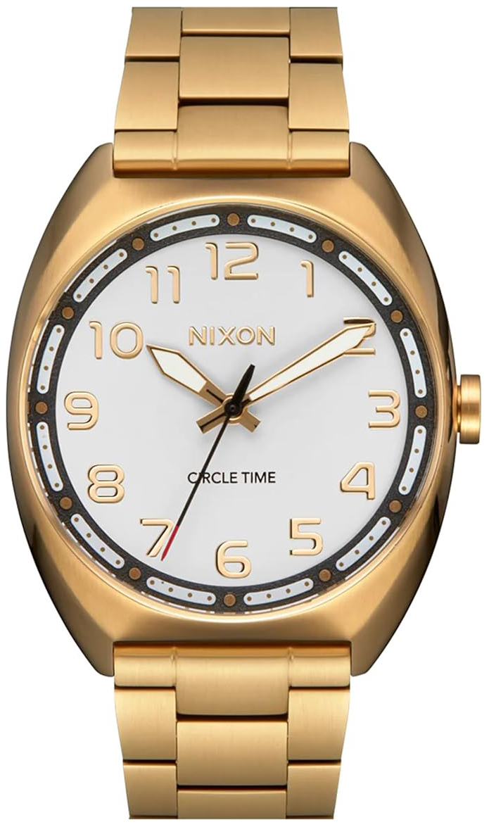 Nixon A1401-1809-00 Mullet Sølvfarget/Gulltonet stål Ø38 mm