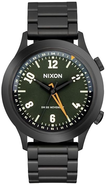 Nixon Herreklokke A1422-5290-00 Drifter Sort/Stål Ø40 mm