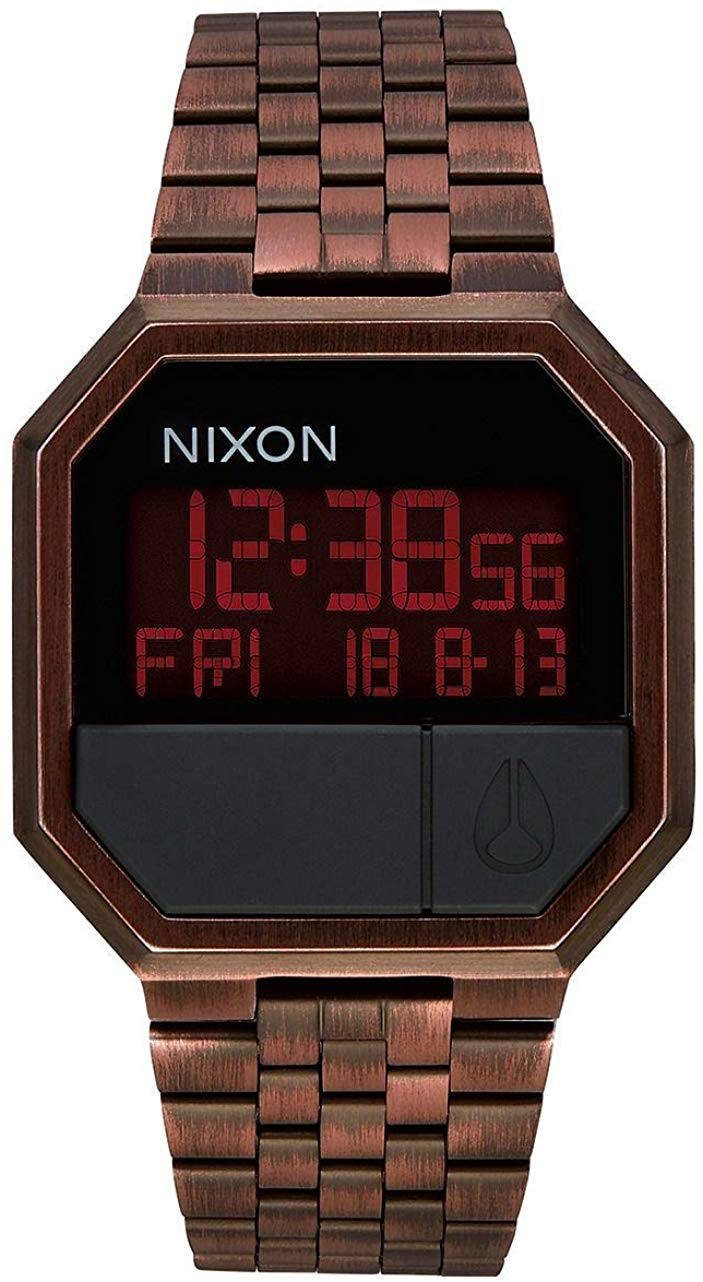 Nixon The Re-Run Herreklokke A158894-00 LCD/Stål