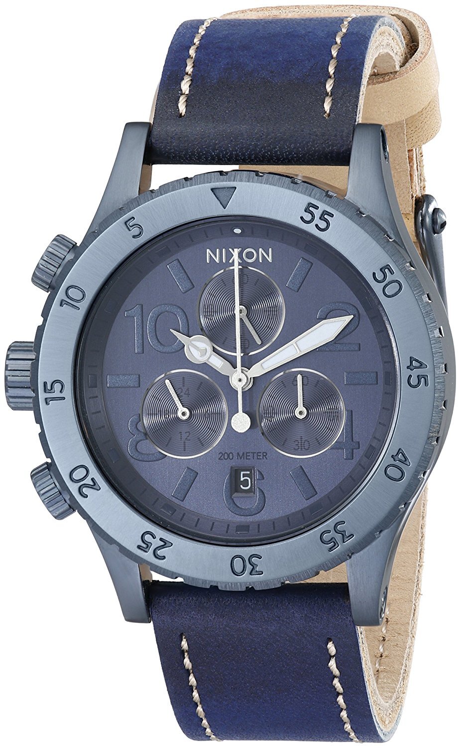 Nixon 99999 Dameklokke A5041930-00 Sort/Lær Ø38 mm - Nixon