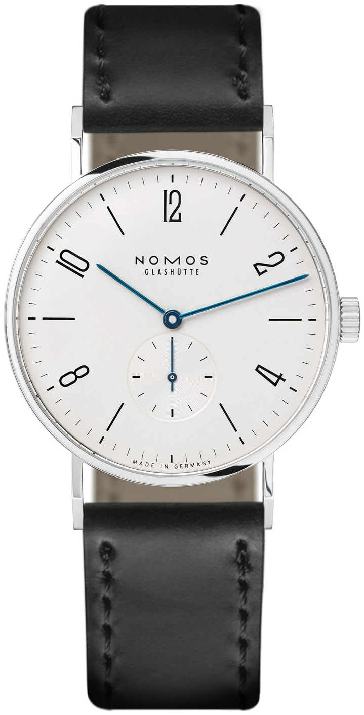 Nomos Glashütte Herreklokke N-165 Tangente Hvit/Lær Ø37.5 mm