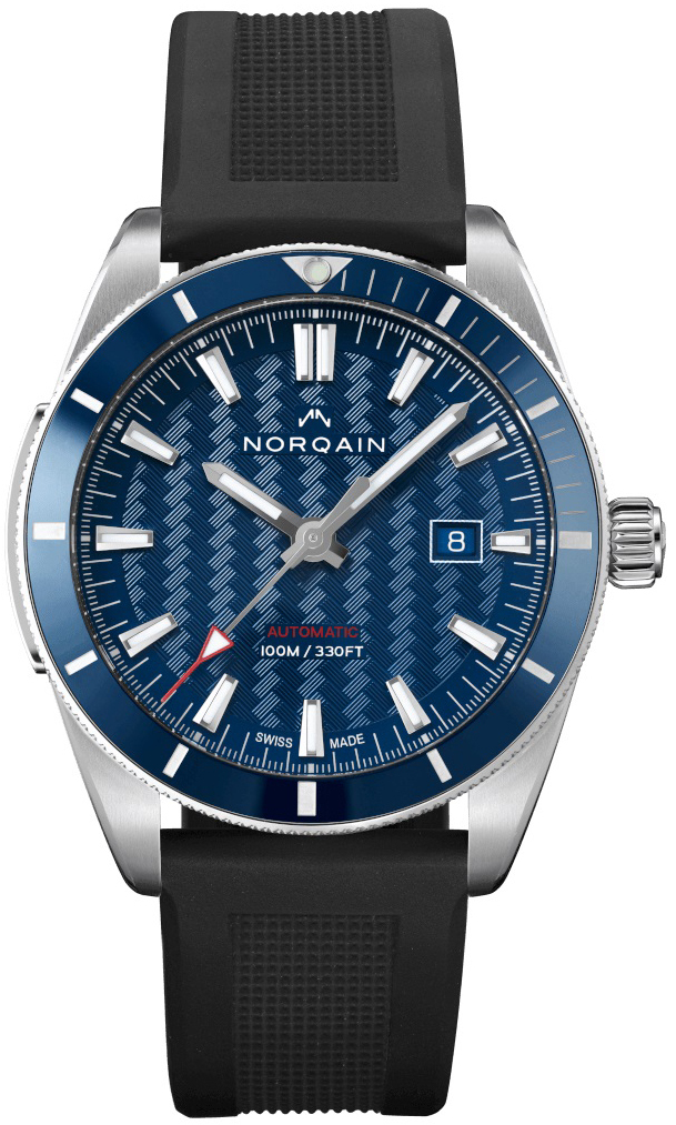 Norqain Herreklokke N1000C02A/A101/10BR.20S Adventure Blå/Gummi Ø42