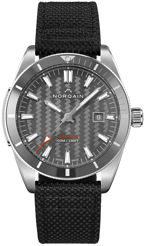 Norqain Herreklokke N1000C03A/G101/10BC.20S Adventure Grå/Lær Ø42
