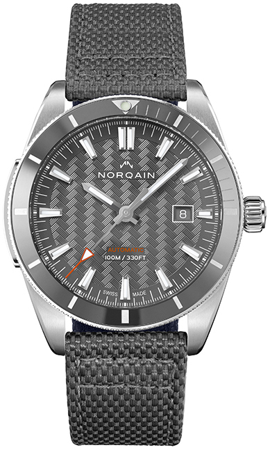 Norqain Herreklokke N1000C03A/G101/10GC.20S Adventure Grå/Lær Ø42