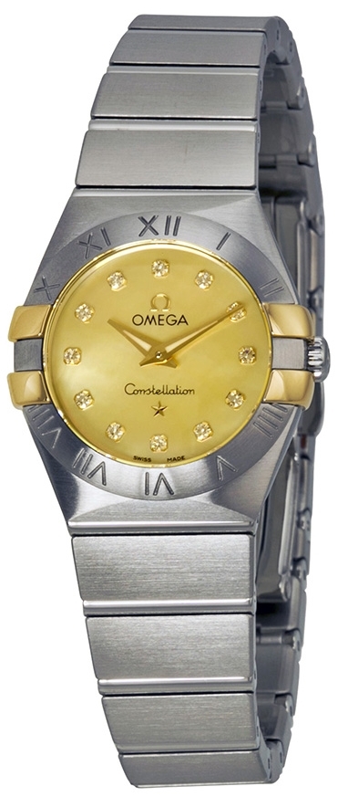 Omega Constellation Quartz 24mm Dameklokke 123.20.24.60.57.002
