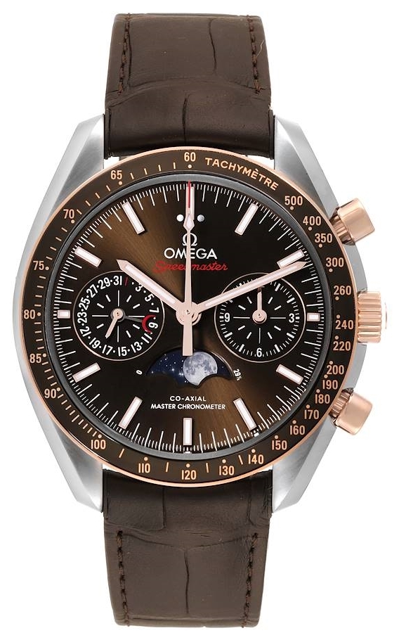 Omega Speedmaster Moonwatch Herreklokke 304.23.44.52.13.001 Brun/Lær