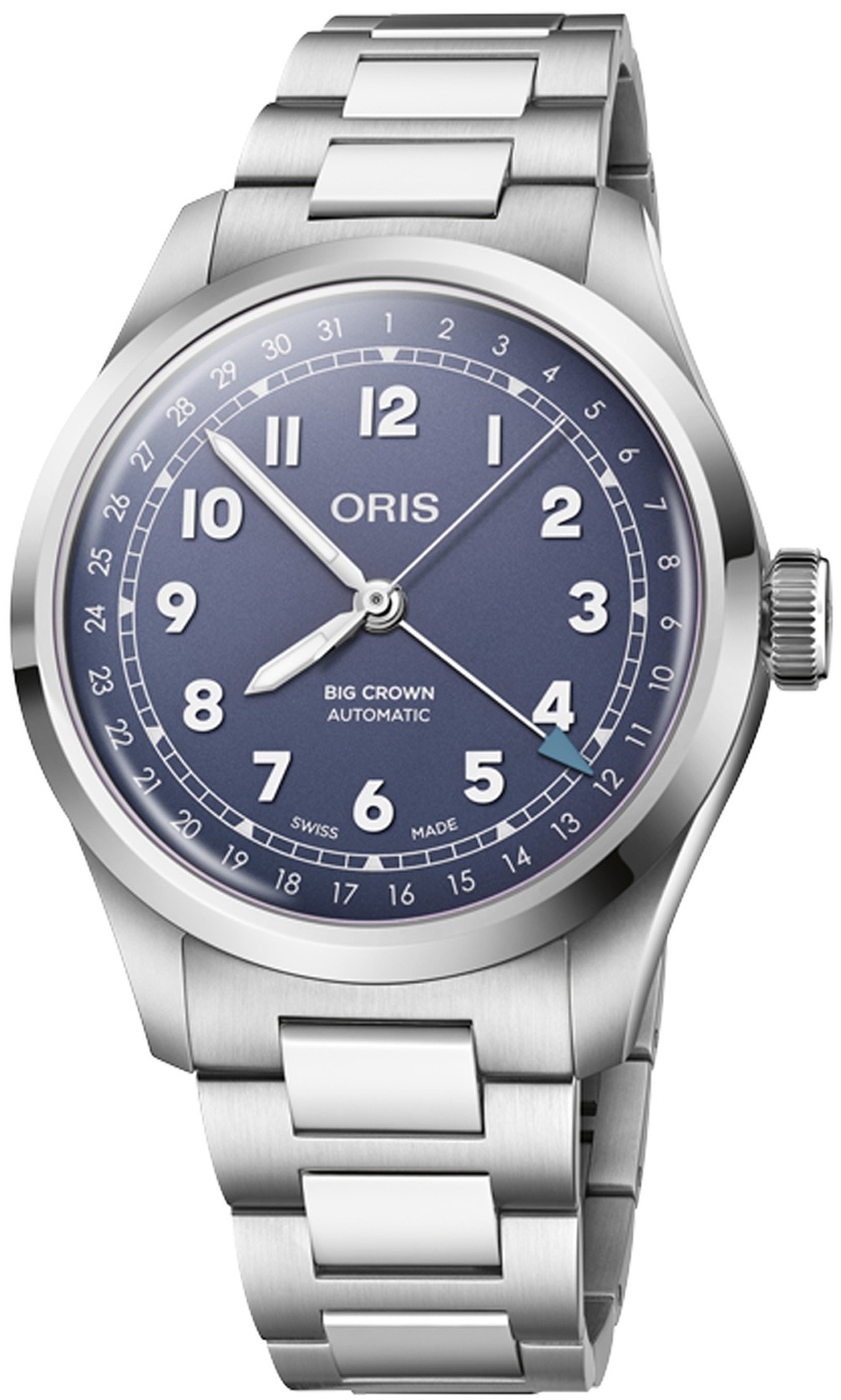 Oris Herreklokke 01 754 7798 4068-07 8 20 06 Big Crown Lilla/Stål