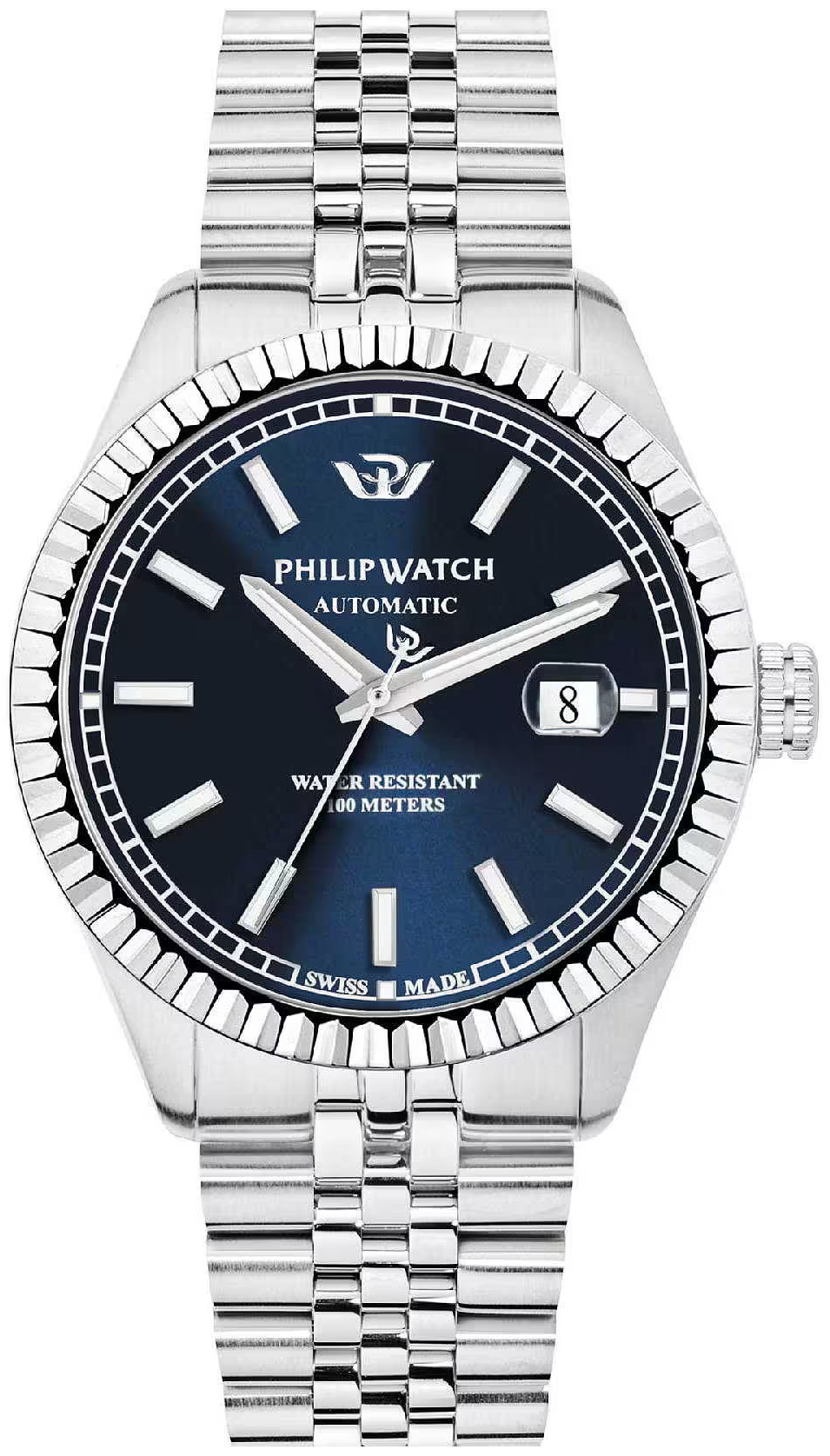 Philip Watch Herreklokke R8223597022 Caribe Blå/Stål Ø41 mm