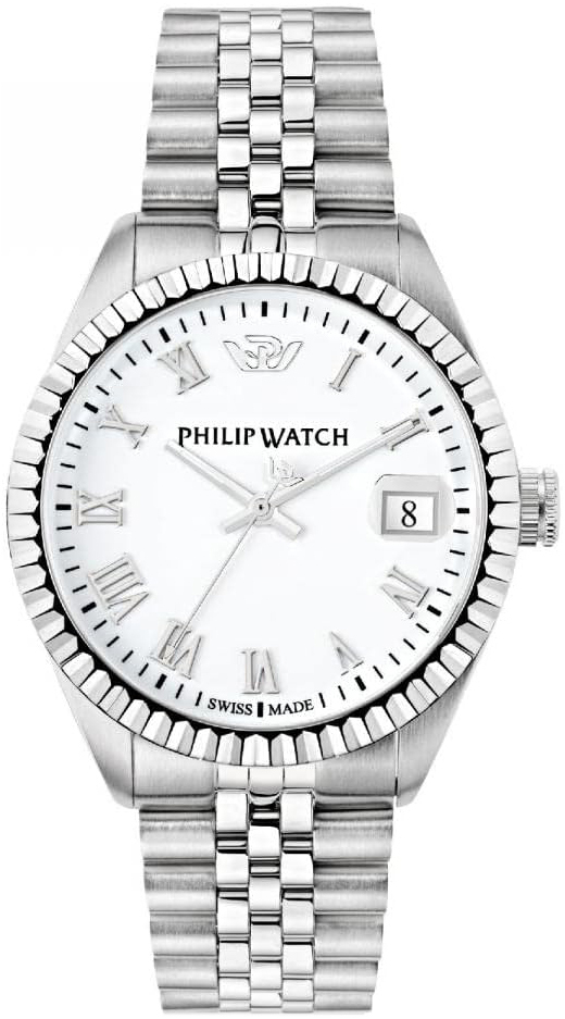 Philip Watch Herreklokke R8253597075 Caribe Hvit/Stål Ø39 mm
