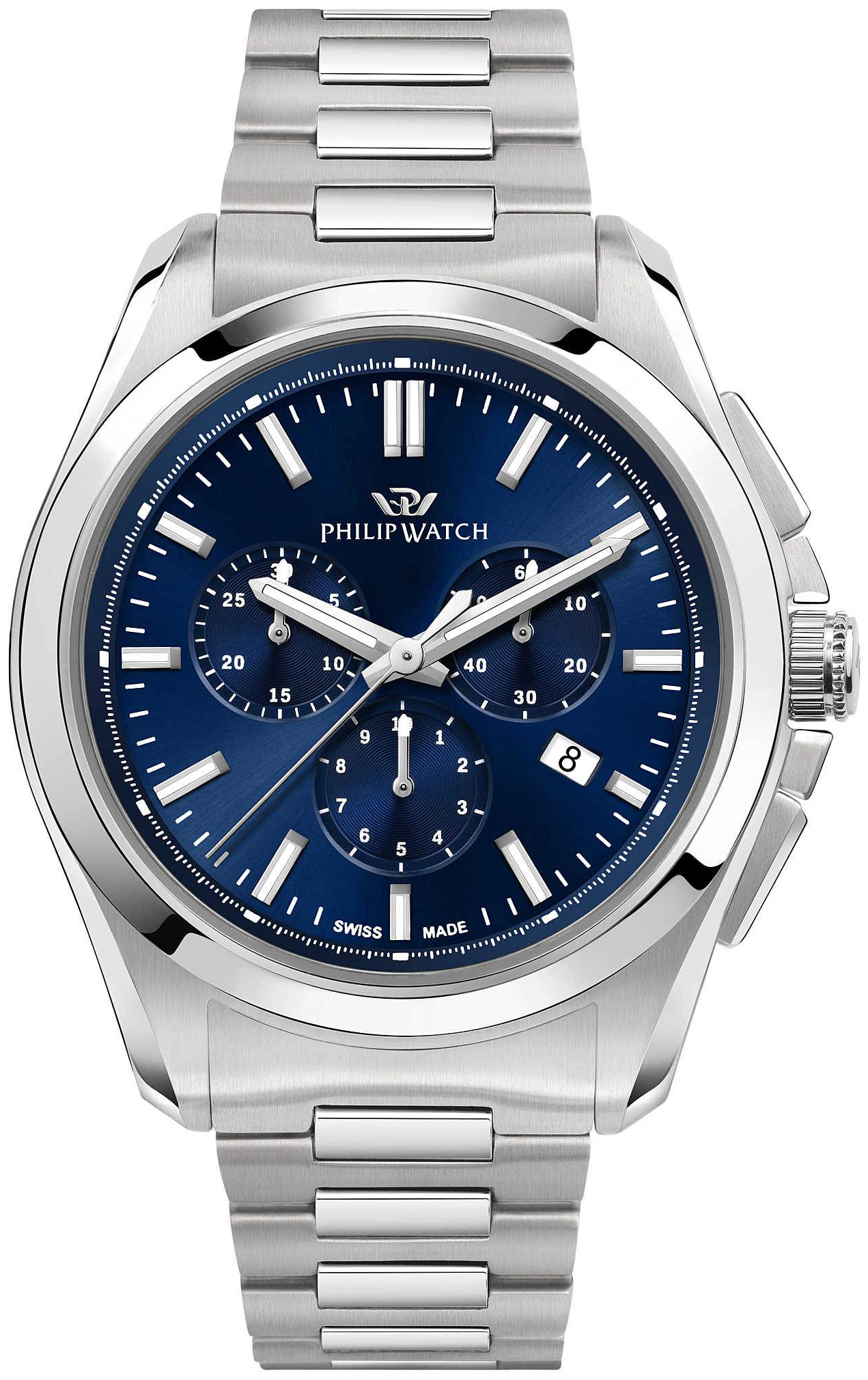 Philip Watch Herreklokke R8273618002 Amalfi Blå/Stål Ø43 mm