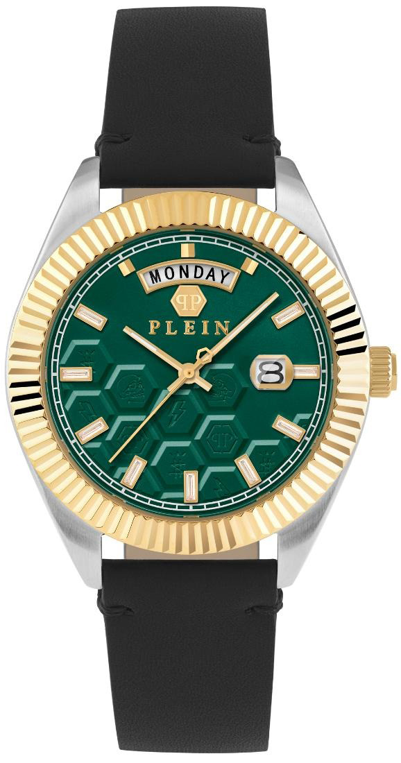 Philipp Plein Herreklokke PWPVA0124 Superlatives Grønn/Lær Ø42 mm