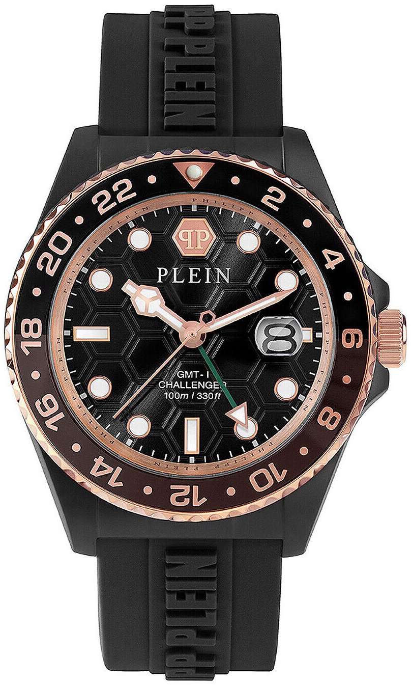 Philipp Plein Herreklokke PWYBA0823 Hyper Sport Sort/Gummi Ø44 mm