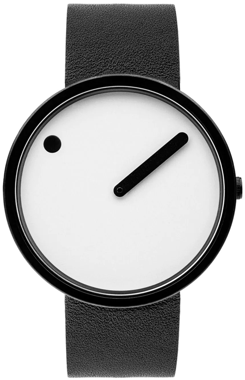 PICTO 34079-4114B Hvit/Lær Ø34 mm