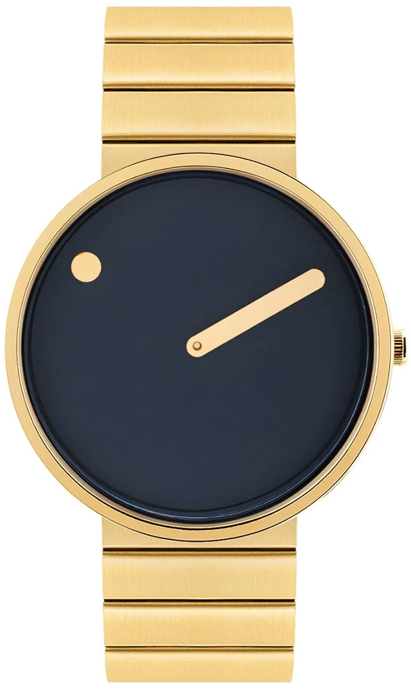 PICTO 43318-2920 Blå/Gulltonet stål Ø40 mm