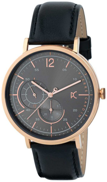 Pierre Cardin Herreklokke CBN.3023 Bonne Nouvelle Grå/Lær Ø42 mm