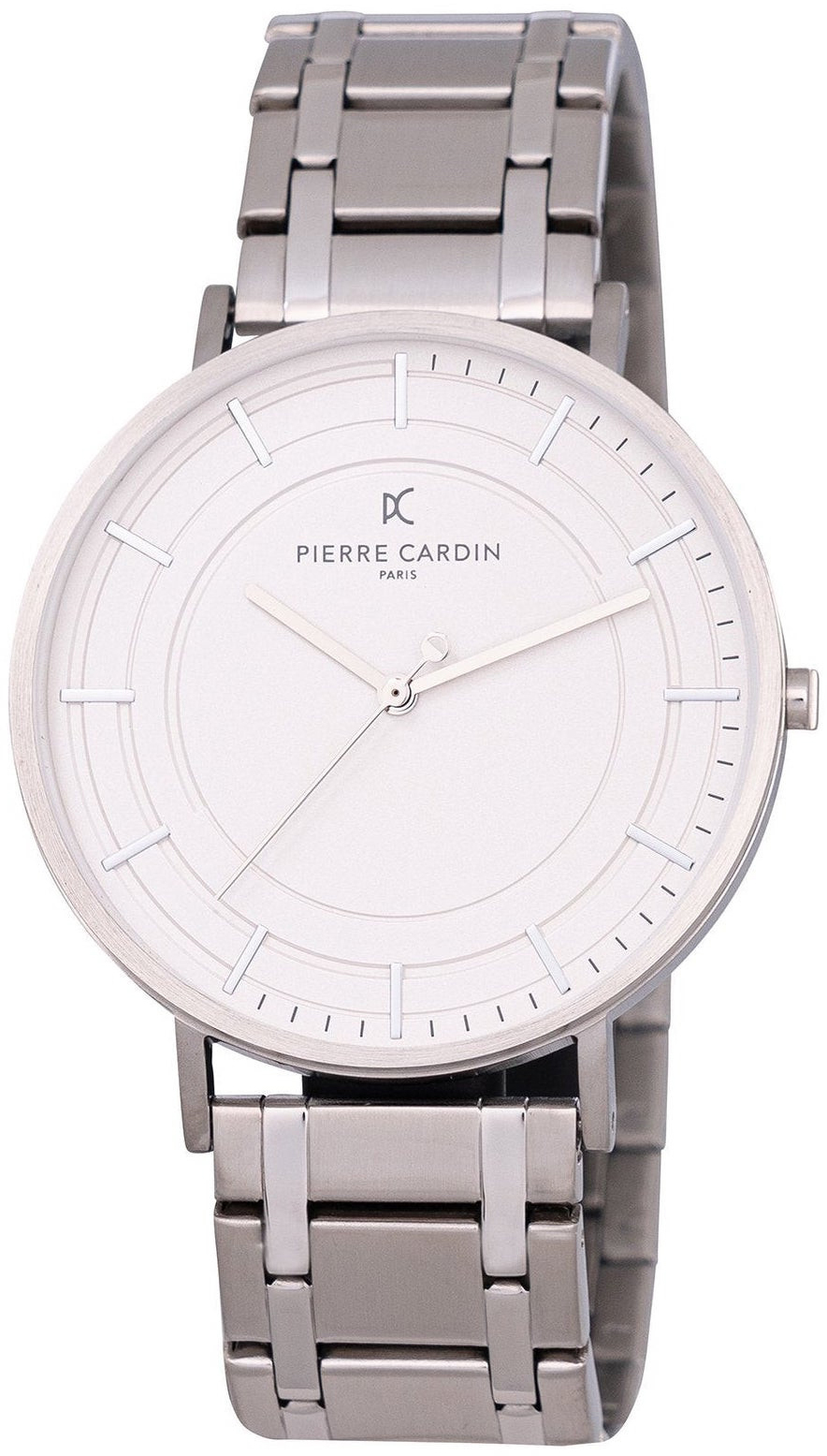 Pierre Cardin Herreklokke CBN.3038 Bonne Arena Hvit/Stål Ø42 mm