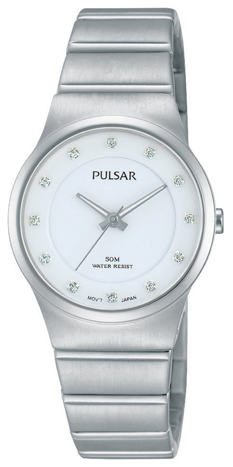 Pulsar Dress Dameklokke PH8175X1 Hvit/Stål Ø28 mm - Pulsar