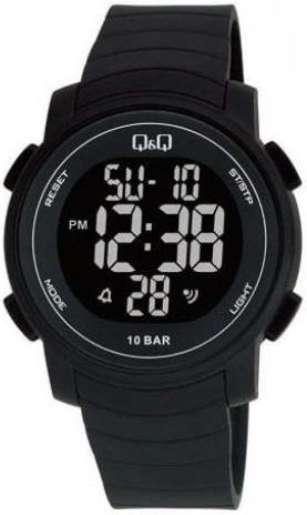 Q&Q Herreklokke M122J001Y Classic LCD/Resinplast Ø44 mm