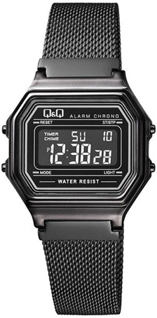 Q&Q M173J029Y Classic LCD/Stål Ø34 mm