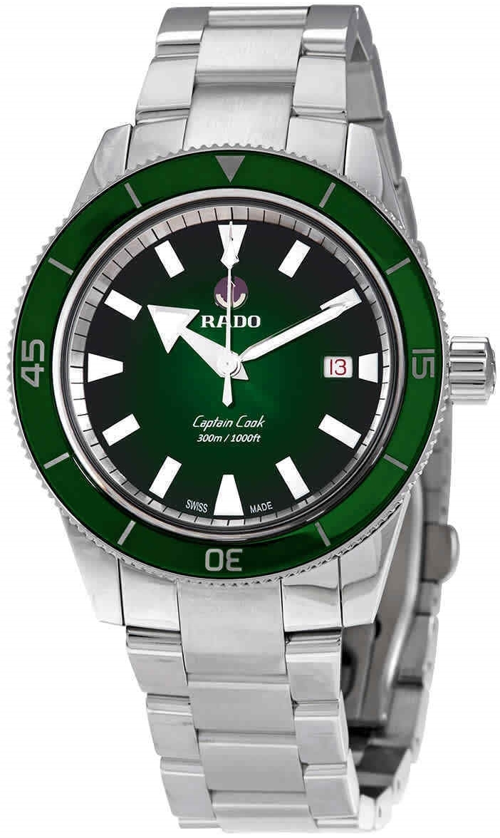 Rado Herreklokke R32105313 Captain Cook Grønn/Stål Ø42 mm