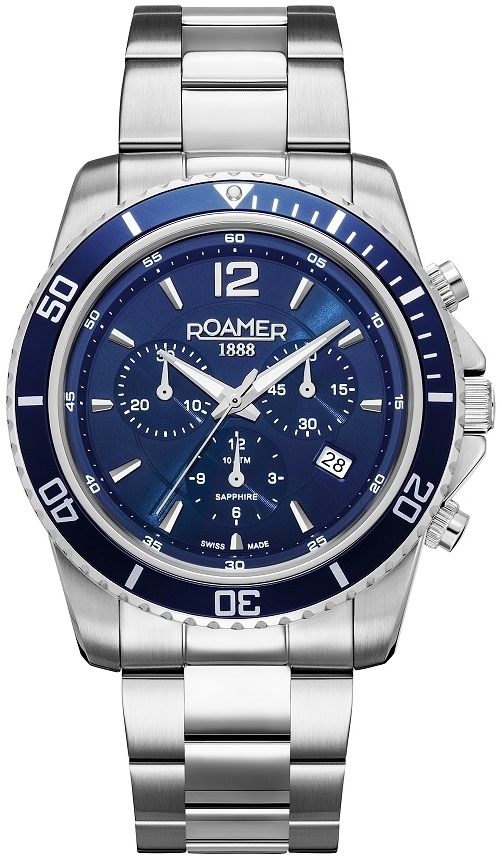 Roamer of Switzerland Herreklokke 862837-41-45-20 Nautic 100 Chrono