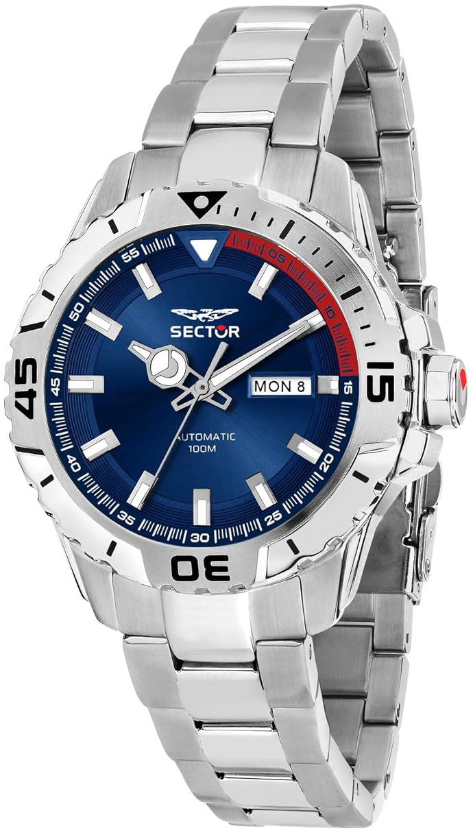 Sector Herreklokke R3223135001 Legend Blå/Stål Ø43 mm