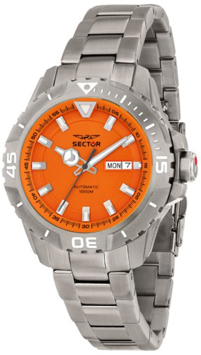 Sector Herreklokke R3223135005 Legend Orange/Titan Ø43 mm