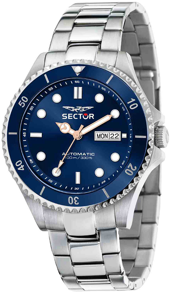 Sector 230 Herreklokke R3223161010 Blå/Stål Ø43 mm