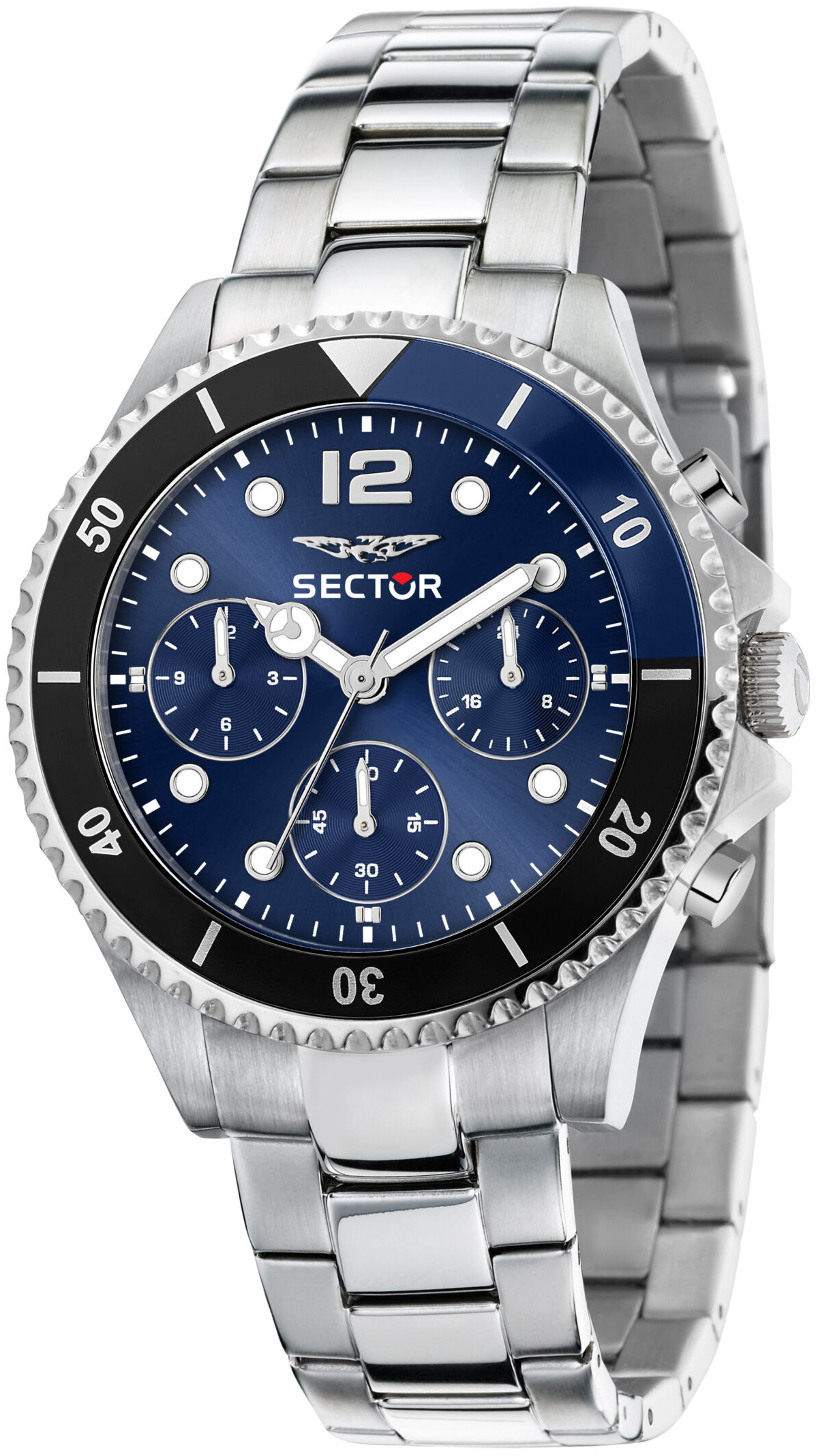 Sector 230 Herreklokke R3253161047 Blå/Stål Ø39 mm