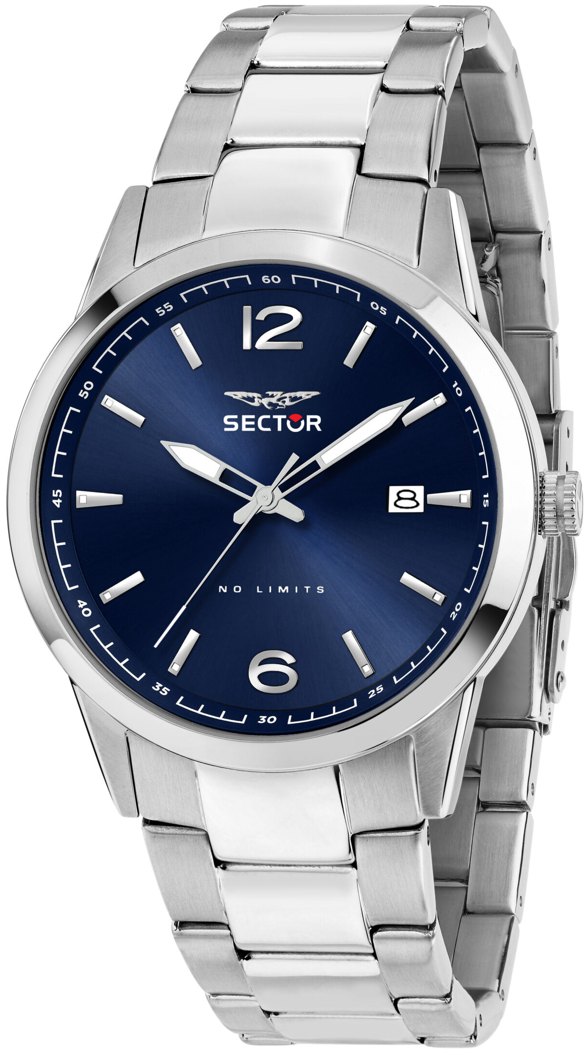 Sector 660 Herreklokke R3253517028 Blå/Stål Ø41 mm