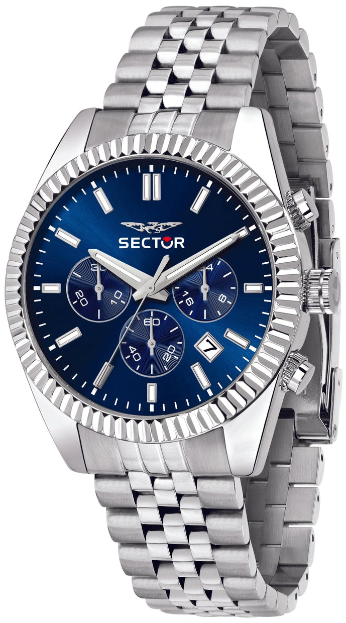 Sector 240 Herreklokke R3273640003 Blå/Stål Ø41 mm