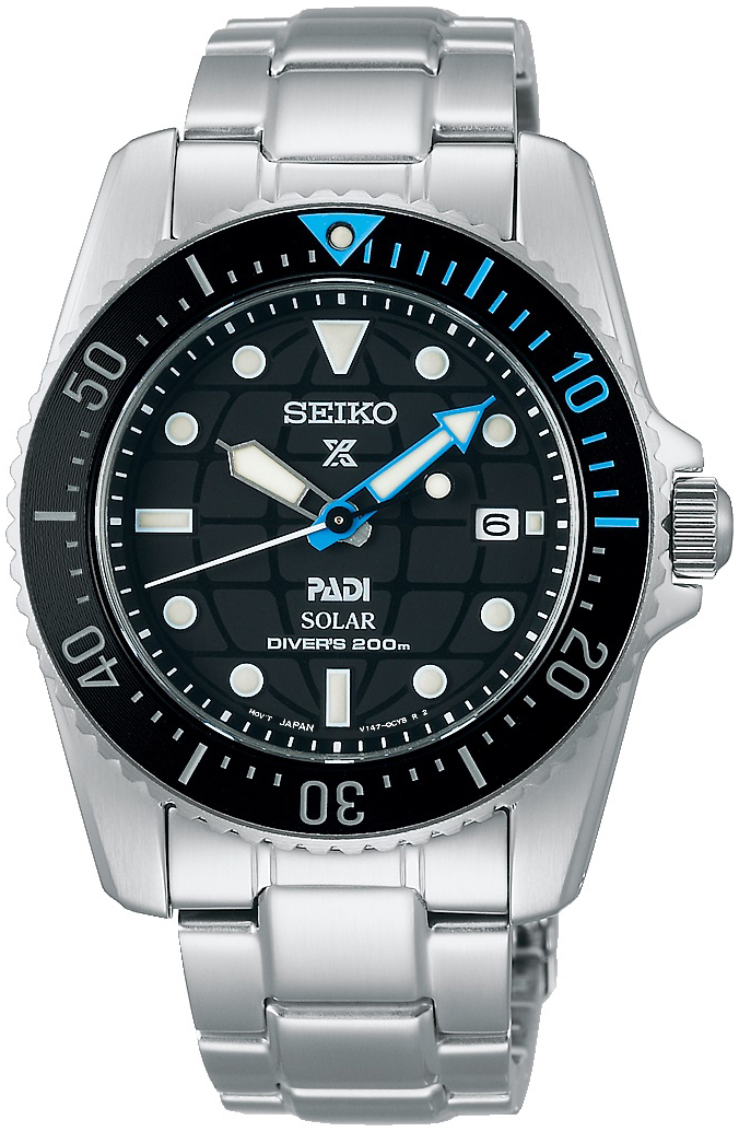 Seiko Herreklokke SNE575P1 Prospex Sort/Stål Ø38.5 mm