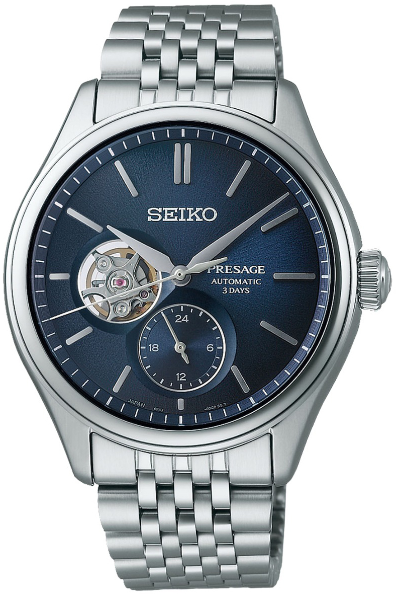 Seiko Herreklokke SPB527J1 Presage Blå/Stål Ø40.2 mm