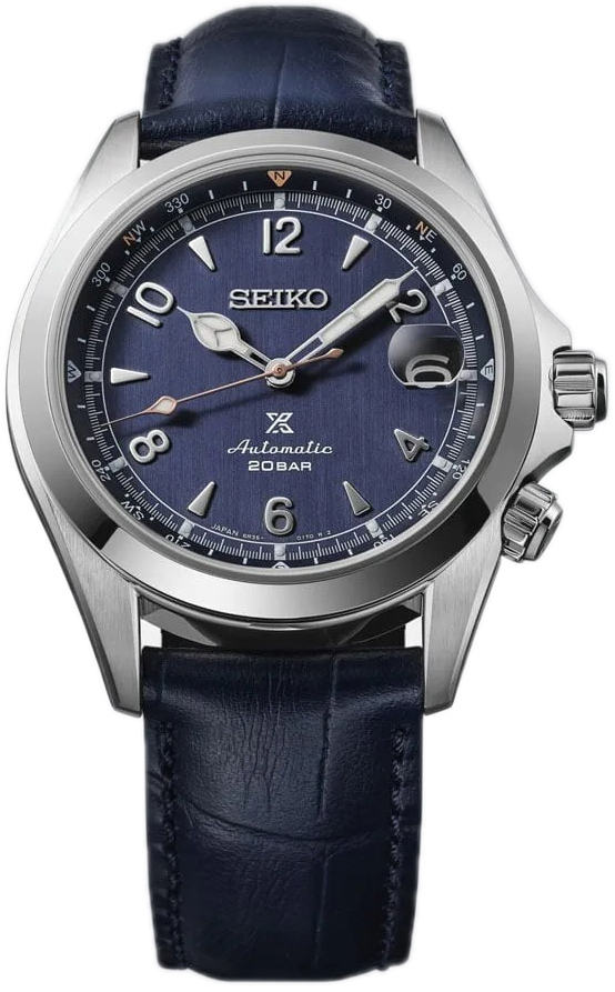 Seiko Herreklokke SPB531J1 Prospex Blå/Lær Ø39.5 mm