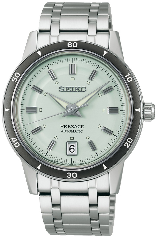 Seiko Herreklokke SRPL71J1 Presage Grønn/Stål Ø39.5 mm