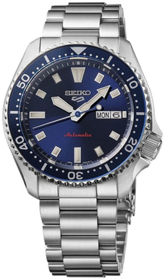 Seiko 5 Sports Herreklokke SRPL83K1 Blå/Stål Ø42.5 mm
