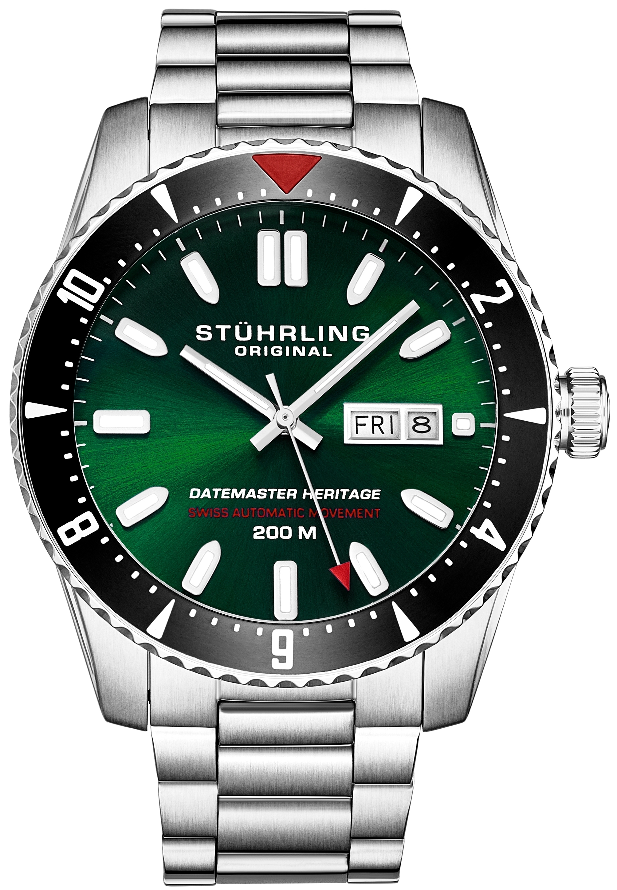 Stührling Original Herreklokke 1004.03 Datemaster Heritage
